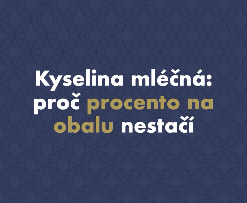 Kyselina mléčná na pleť: co doopravdy umí a proč na obalu nestačí číst procenta
