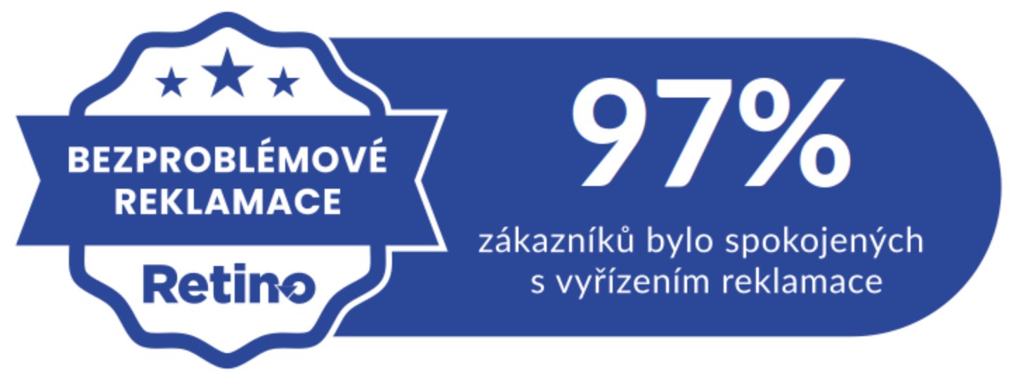Retino bezproblémové reklamace