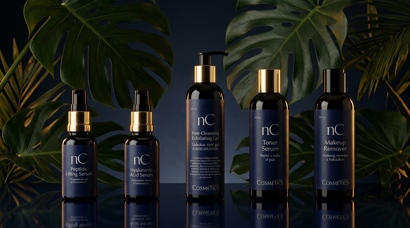 Celý rad pleťovej kozmetiky nanoSPACE Cosmetics