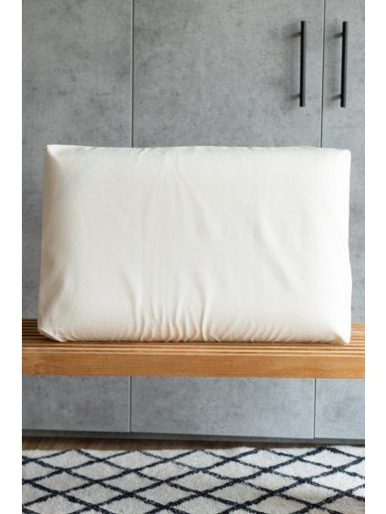 Protiroztočový povlak na anatomický polštář 42 x 66 cm | Nanobavlna® – režná biobavlna