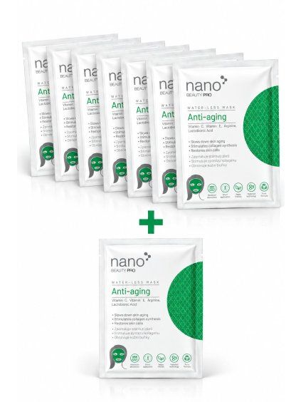 anti aging nanovlakenna maska nanobeauty sada