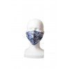 Rouška s kapsou YourFASHION SilverPlus | maskáče |  1 rouška + 10 filtrů (Barva Modrá, Velikost L/XL)