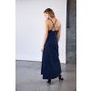 Modré elegantné dizajnové šaty Tokyo – nanoSPACE by LADA