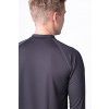 Antracitově šedé pánské termo triko raglán nanosilver®  Ultralight / první vrstva na zimní sporty