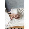Protiroztočový povlak na anatomický polštář 42 x 66 cm | Nanobavlna® – modrá  Bavlněný satén